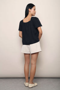 Galerie Ruche Flutter Top Navy (Restock)