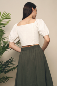 Giogia Midi Skirt Olive