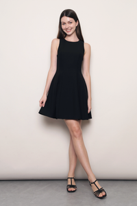 Grace in Motion Swing Dress Black