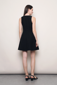 Grace in Motion Swing Dress Black