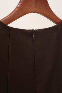Grace in Motion Swing Dress Brown