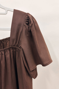 Galerie Ruche Flutter Top Brown