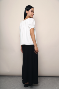 Gracia Ruffle Blouse White