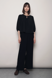 Heather Hill Shift Blouse Black