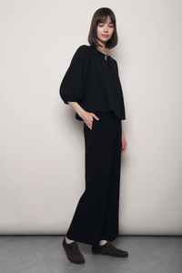 Heather Hill Shift Blouse Black