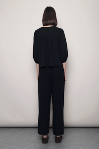 Heather Hill Shift Blouse Black