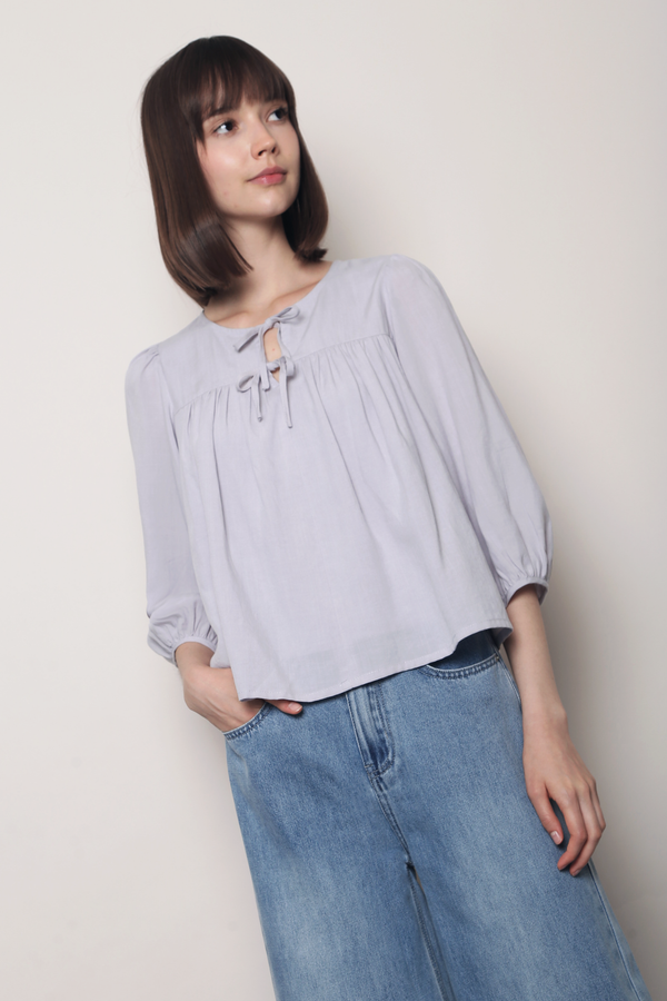 Heather Hill Shift Blouse Lilac