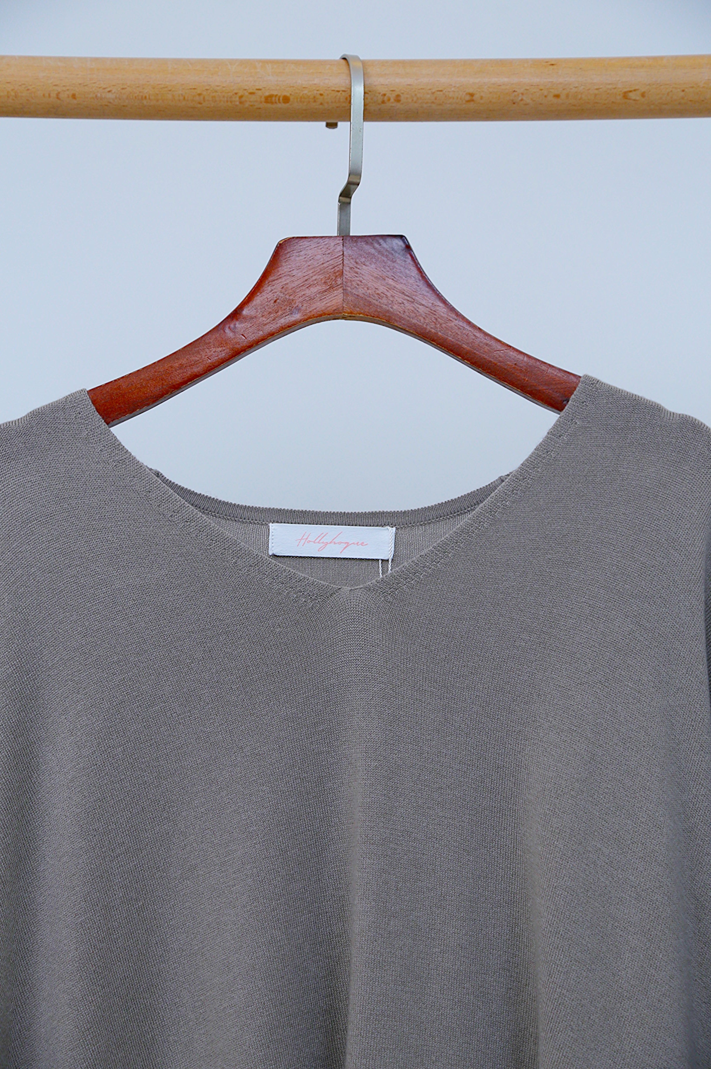 Smith Boxy Knit Top Taupe