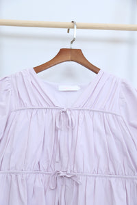 Fab Pleat Blouse Periwinkle (Backorder)
