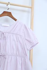 Fab Pleat Blouse Periwinkle (Backorder)