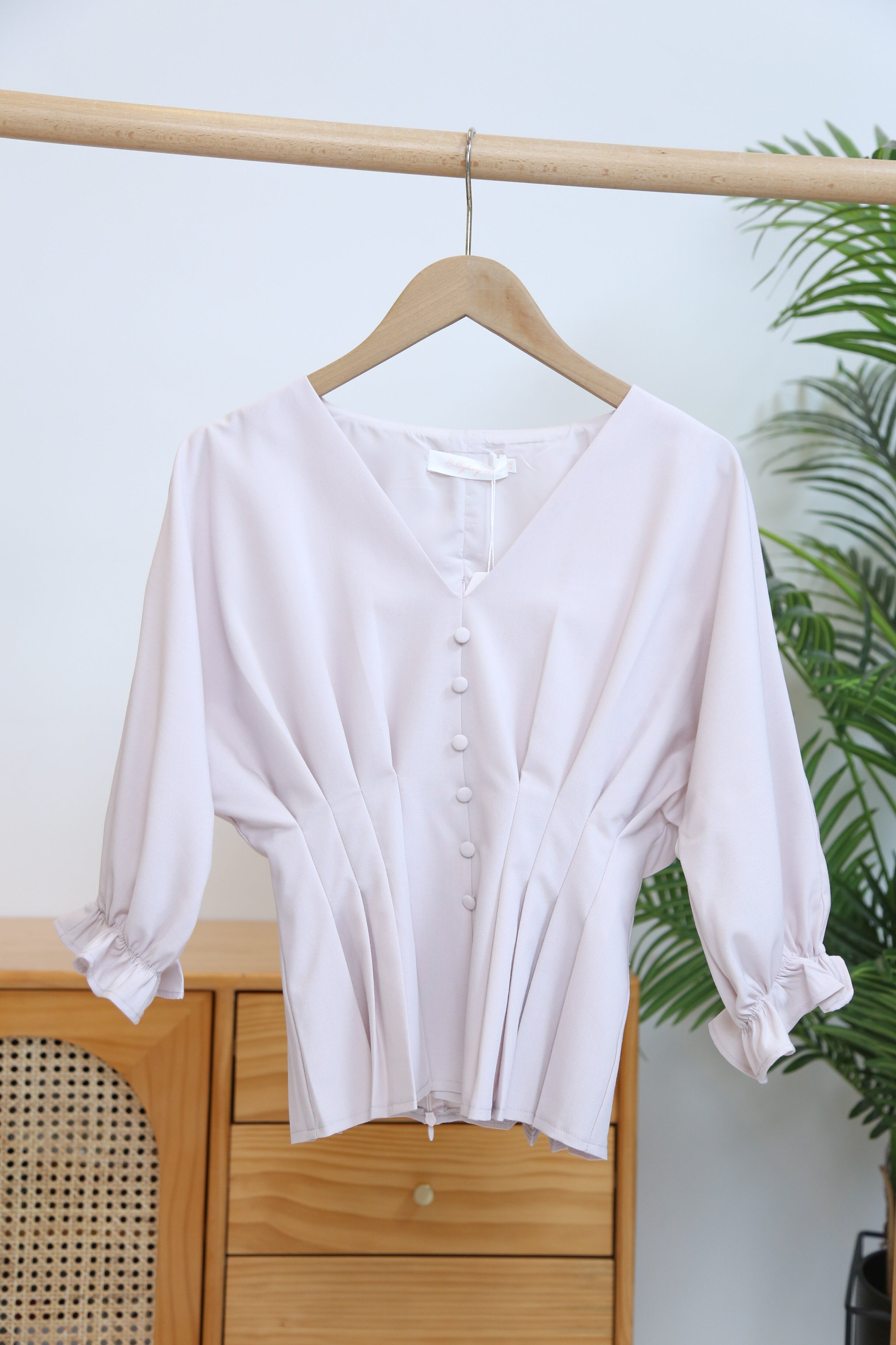 Kyoto Waist Blouse Blush