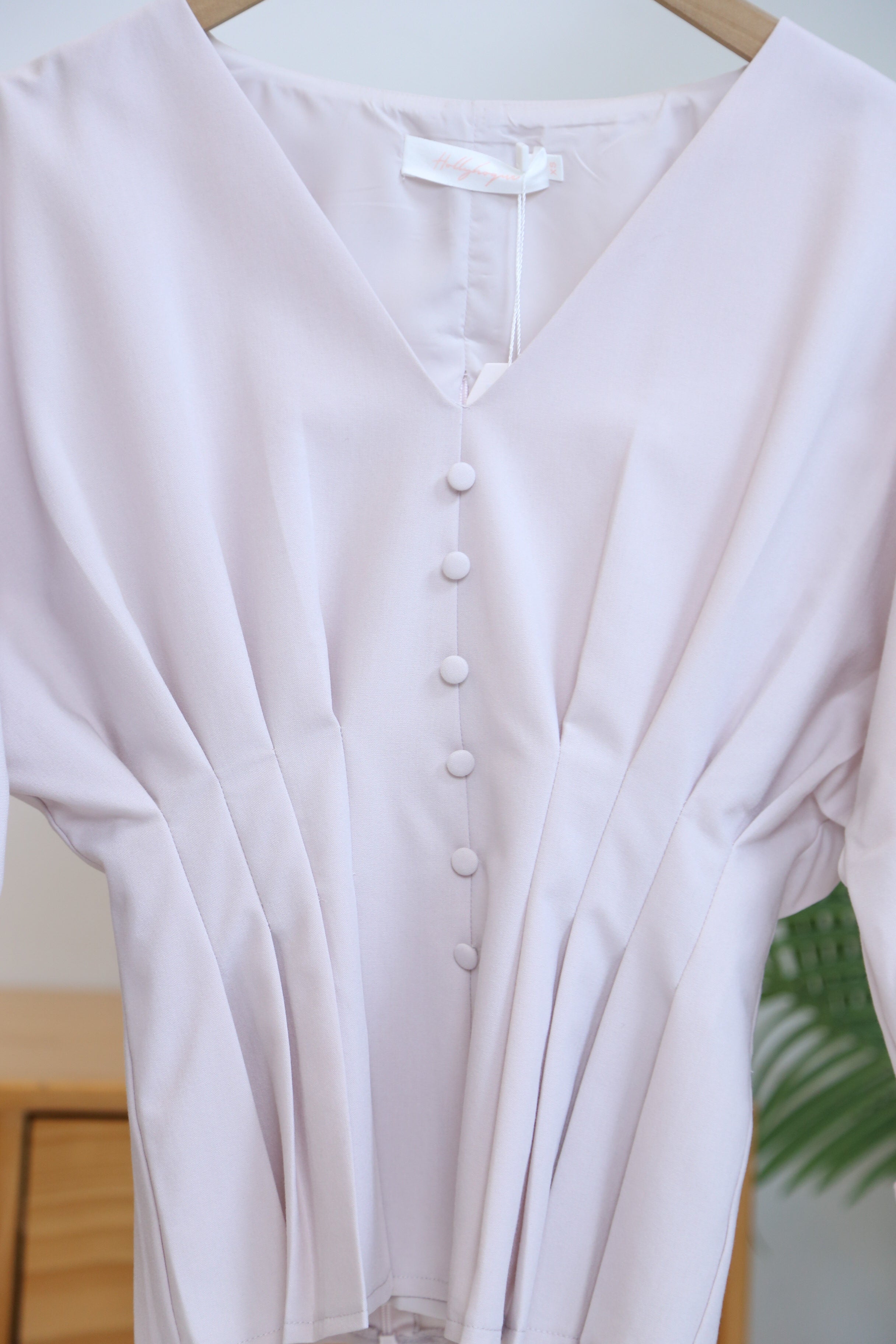 Kyoto Waist Blouse Blush