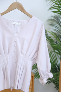 Kyoto Waist Blouse Blush