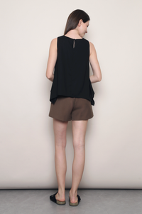 Ivory Coast Scarf Top Black