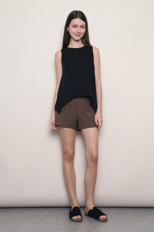 Ivory Coast Scarf Top Black