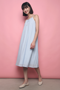 Injeo Textured Midi Dress Sky