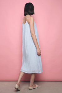Injeo Textured Midi Dress Sky