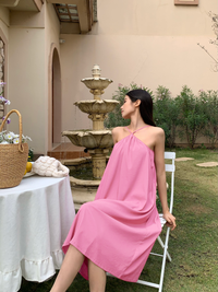 Jae cross Strap Dress Pink