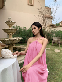 Jae cross Strap Dress Pink
