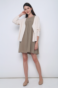 Justine Oversized Knit Cardigan Cream