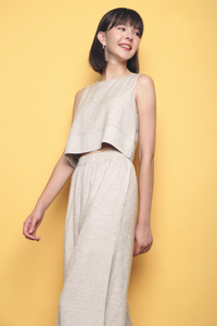 Karena Linen 2-Piece Set (Bottom) Cream (Restock)