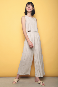 Karena Linen 2-Piece Set (Bottom) Cream (Restock)