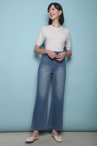 Kev Knit Blouse Grey