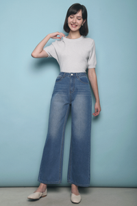 Kev Knit Blouse Grey