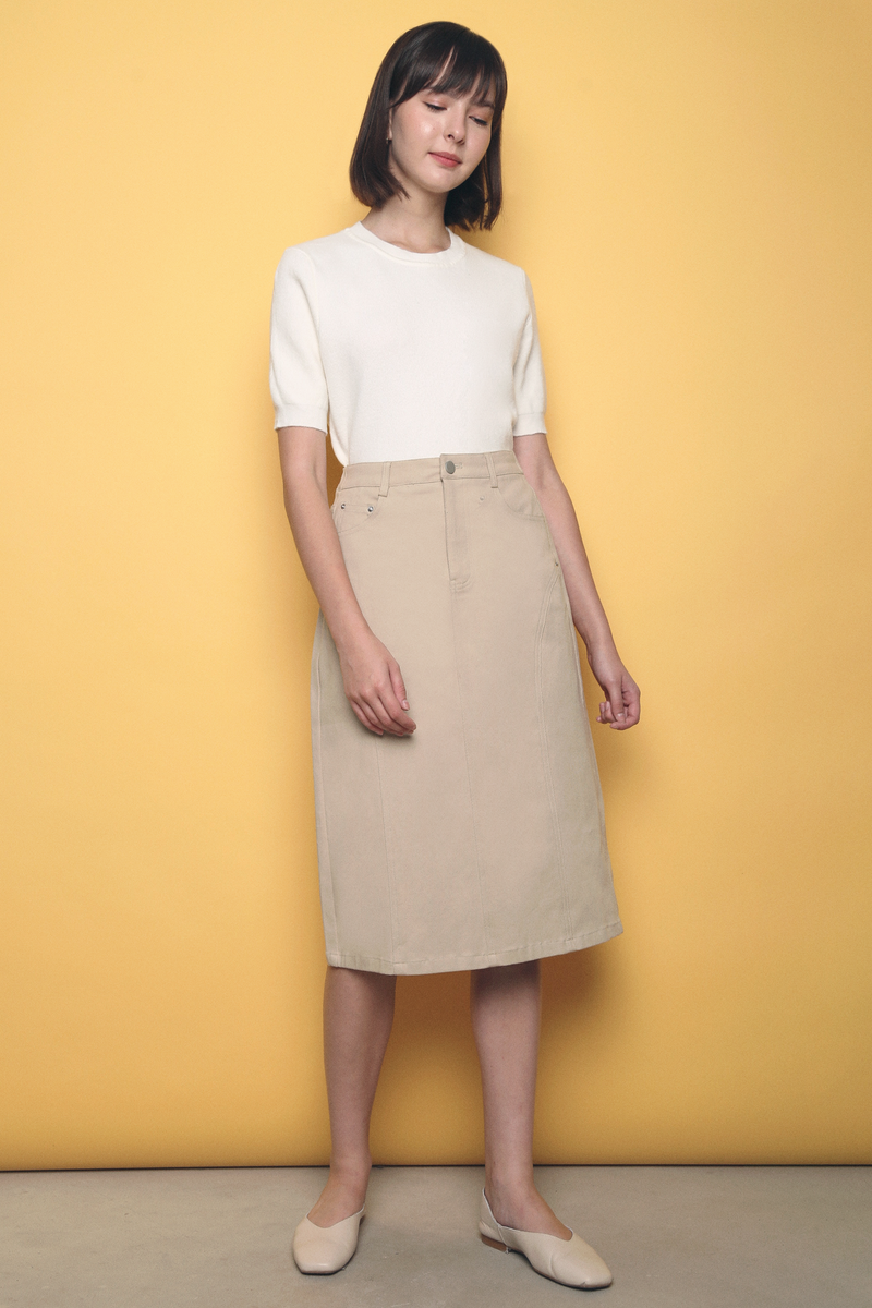 Kev Knit Blouse Malt