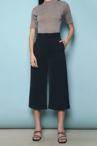 Lesley Tailored Culottes Black