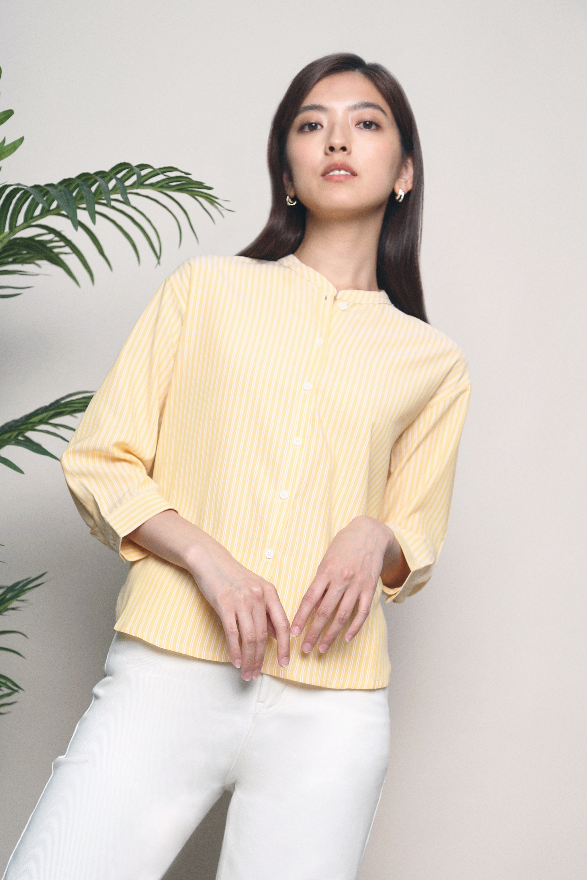 Lilie Stripe Shirt Yellow