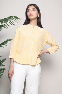 Lilie Stripe Shirt Yellow