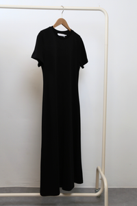 Loft Maxi Tee Dress Black (Restock)