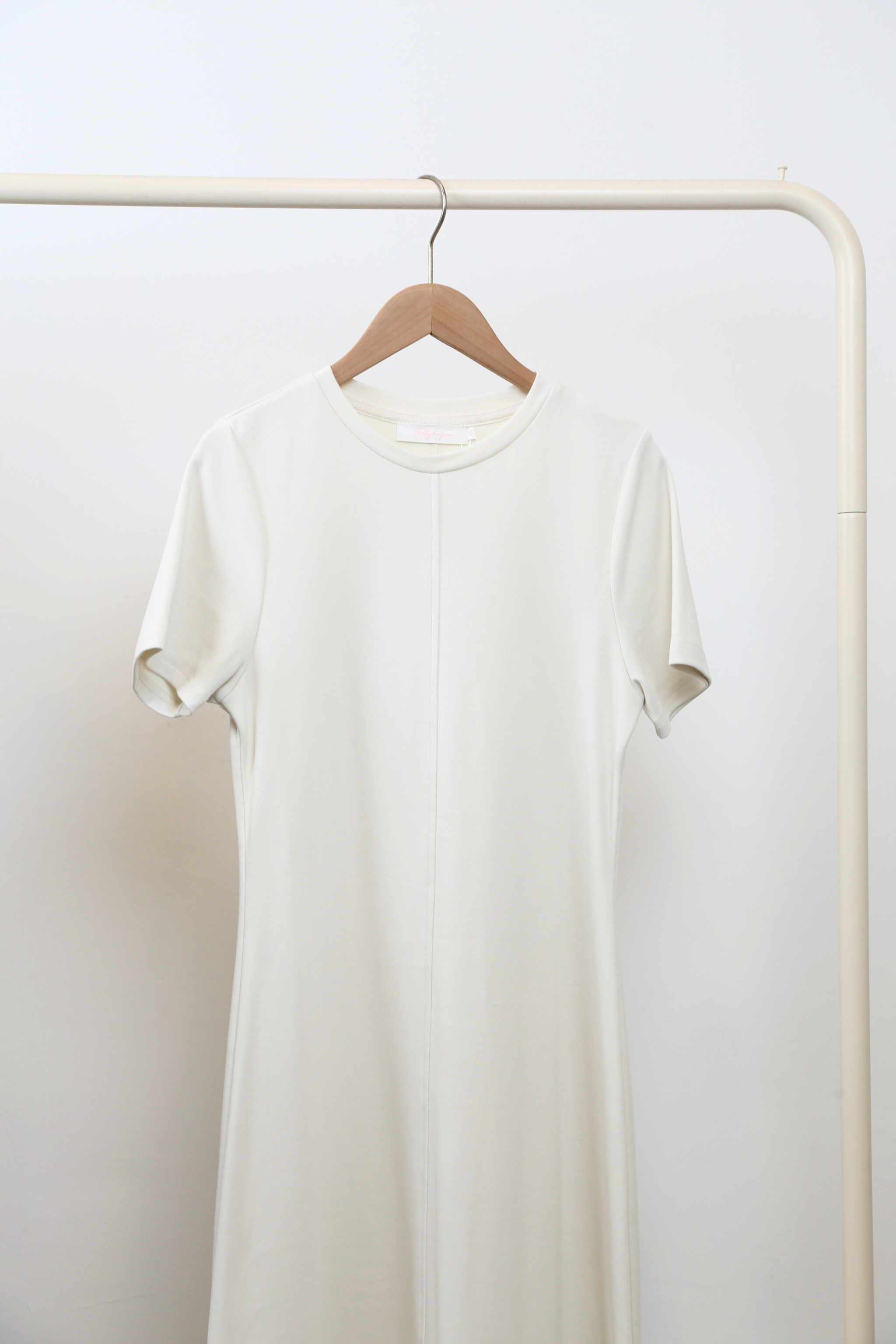 Loft Maxi Tee Dress Cream Hollyhoque Loft Maxi Tee Dress Cream Hollyhoque