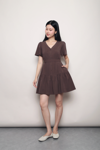Love Story Dropwaist Dress Brown (Backorder)