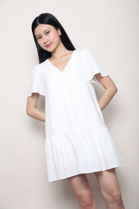 Love Story Dropwaist Dress White (Backorder)