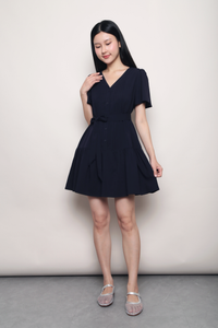 Love Story Dropwaist Dress Navy (Backorder)