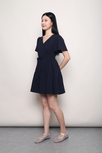 Love Story Dropwaist Dress Navy (Backorder)