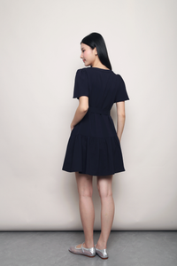 Love Story Dropwaist Dress Navy (Backorder)
