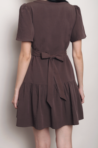 Love Story Dropwaist Dress Brown (Backorder)