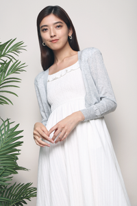 Mindy Light Knit Cardigan Grey