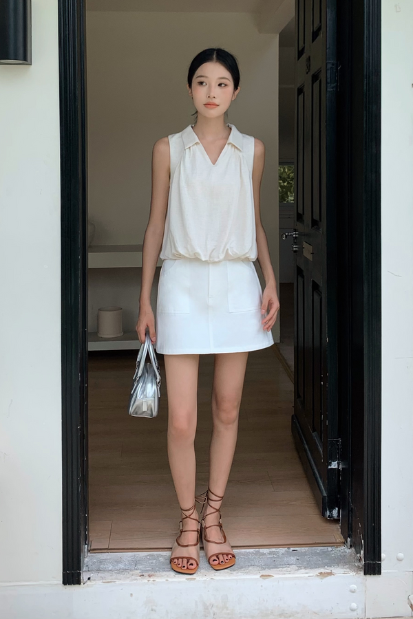 Scout Pocket Skorts White