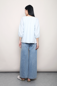 No Plans Shirt Powder Blue