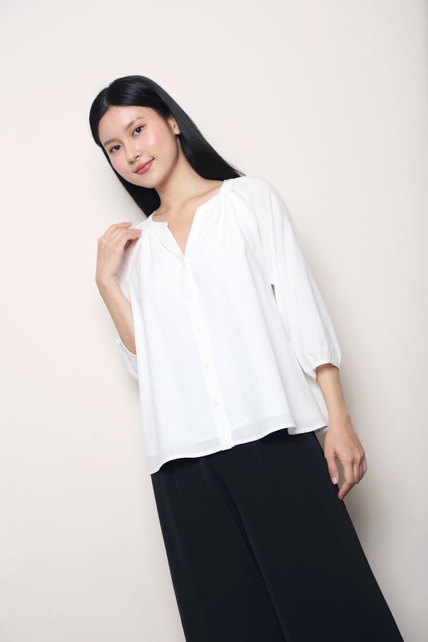No Plans Shirt White