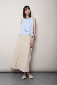 Noosa Breezy Tiered Blouse Powder Blue