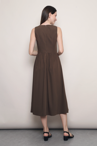 Palais Vest Dress Brown