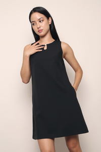 Pearlie Shift Dress Black