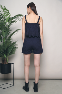 Penny 2-Piece Eyelet Top Navy