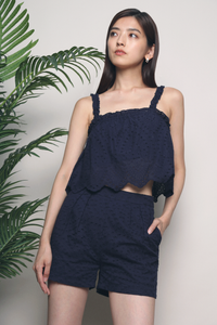 Penny 2-Piece Eyelet Top Navy