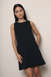 Perla Shift Dress Black